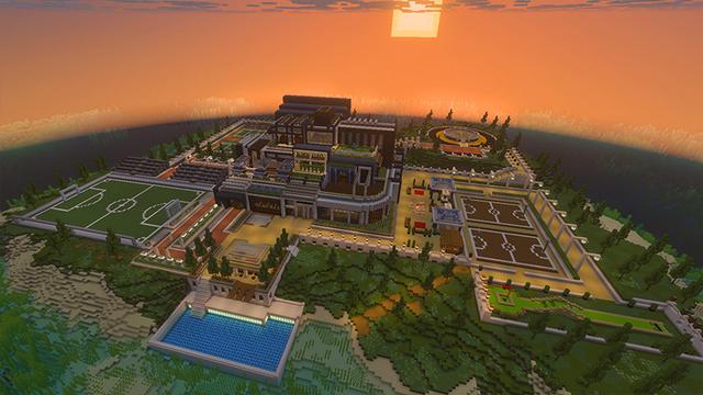 Screenshot of the Minecraft Bedrock Marketplace product Billionaire Summer Mansion created by GoE-Craft.