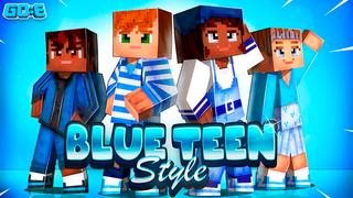 Thumbnail of the Minecraft Bedrock Marketplace product Blue Teen Style created by GoE-Craft.