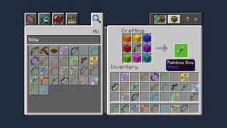 Screenshot of the Minecraft Bedrock Marketplace product Bow Expansion++ created by GoE-Craft.