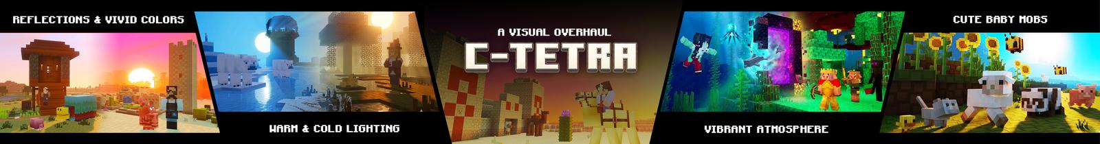 Panorama of the Minecraft Bedrock Marketplace product C-Tetra created by GoE-Craft.