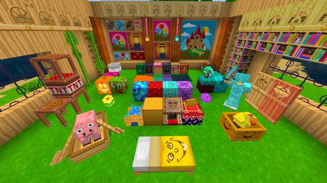 Screenshot of the Minecraft Bedrock Marketplace product Cartoon Craft created by GoE-Craft.
