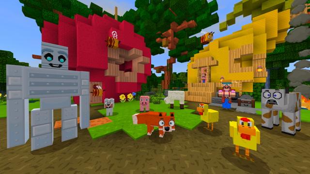 Screenshot of the Minecraft Bedrock Marketplace product Cartoon Craft created by GoE-Craft.