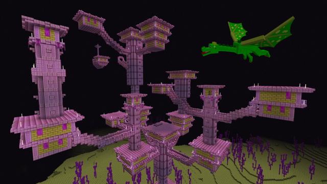 Screenshot of the Minecraft Bedrock Marketplace product Cartoon Craft created by GoE-Craft.