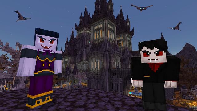 Screenshot of the Minecraft Bedrock Marketplace product Castle Dracula created by GoE-Craft.