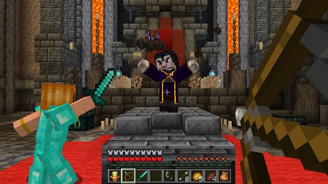 Screenshot of the Minecraft Bedrock Marketplace product Castle Dracula created by GoE-Craft.