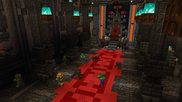Screenshot of the Minecraft Bedrock Marketplace product Castle Dracula created by GoE-Craft.