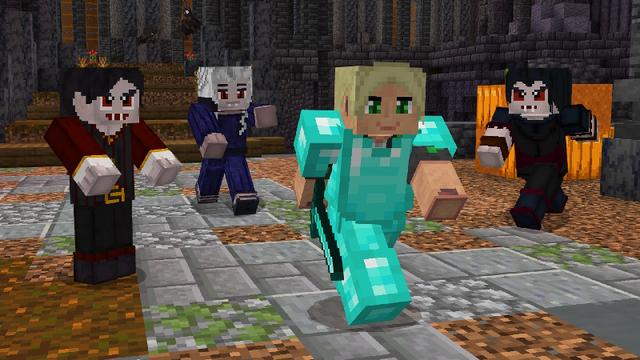 Screenshot of the Minecraft Bedrock Marketplace product Castle Dracula created by GoE-Craft.