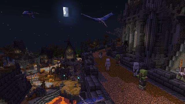 Screenshot of the Minecraft Bedrock Marketplace product Castle Dracula created by GoE-Craft.