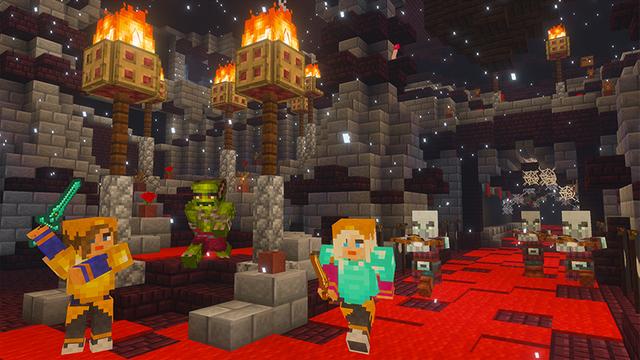 Screenshot of the Minecraft Bedrock Marketplace product Castle Raid created by GoE-Craft.