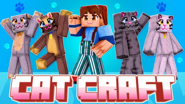 Thumbnail of the Minecraft Bedrock Marketplace product Cat Craft created by GoE-Craft.
