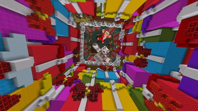 Screenshot of the Minecraft Bedrock Marketplace product Christmas Droppers created by GoE-Craft.