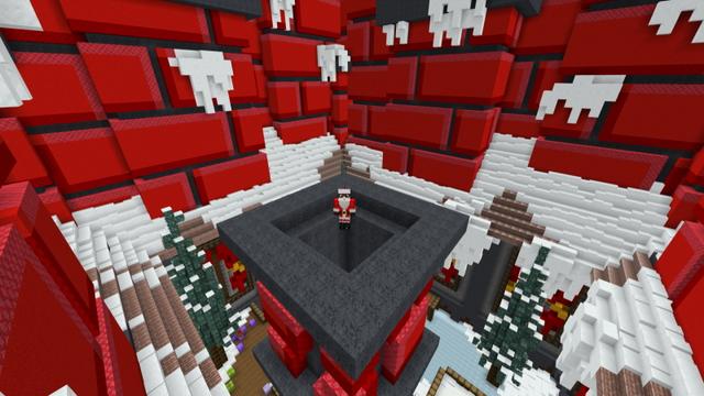 Screenshot of the Minecraft Bedrock Marketplace product Christmas Droppers created by GoE-Craft.