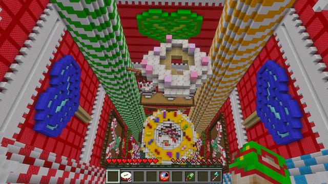 Screenshot of the Minecraft Bedrock Marketplace product Christmas Droppers created by GoE-Craft.