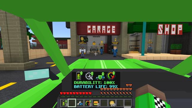 Screenshot of the Minecraft Bedrock Marketplace product City Cars Simulator created by GoE-Craft.