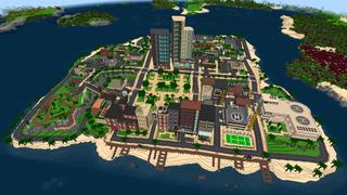 Screenshot of the Minecraft Bedrock Marketplace product City Cars Simulator created by GoE-Craft.