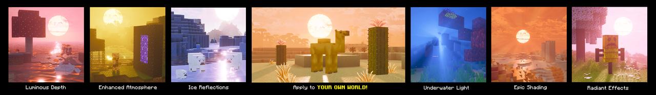 Panorama of the Minecraft Bedrock Marketplace product Clear Craft created by GoE-Craft.