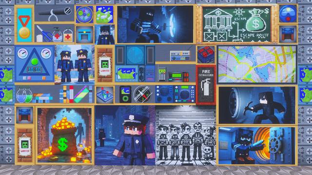 Screenshot of the Minecraft Bedrock Marketplace product Cops & Robbers created by GoE-Craft.