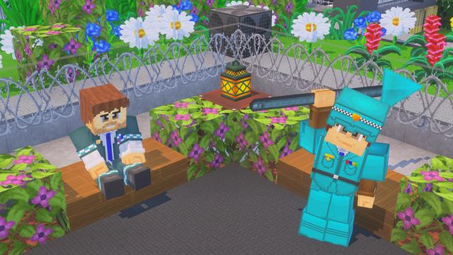 Screenshot of the Minecraft Bedrock Marketplace product Cops & Robbers created by GoE-Craft.