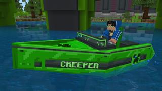 Screenshot of the Minecraft Bedrock Marketplace product Creeper Mansion created by GoE-Craft.