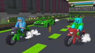 Screenshot of the Minecraft Bedrock Marketplace product Creeper Vehicles created by GoE-Craft.