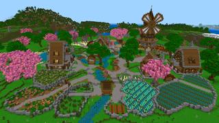 Screenshot of the Minecraft Bedrock Marketplace product Crops are Items created by GoE-Craft.