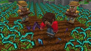 Screenshot of the Minecraft Bedrock Marketplace product Crops are Items created by GoE-Craft.
