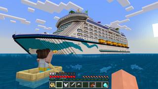 Screenshot of the Minecraft Bedrock Marketplace product Cruise Ship - Aurora created by GoE-Craft.