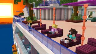 Screenshot of the Minecraft Bedrock Marketplace product Cruise Ship - Aurora created by GoE-Craft.