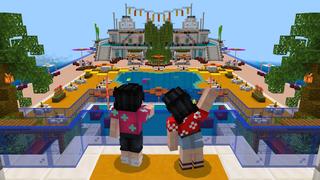 Screenshot of the Minecraft Bedrock Marketplace product Cruise Ship - Aurora created by GoE-Craft.