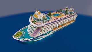 Screenshot of the Minecraft Bedrock Marketplace product Cruise Ship - Aurora created by GoE-Craft.