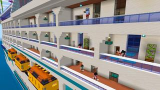 Screenshot of the Minecraft Bedrock Marketplace product Cruise Ship - Aurora created by GoE-Craft.