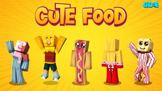 Thumbnail of the Minecraft Bedrock Marketplace product Cute Food created by GoE-Craft.