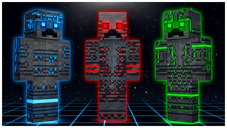 Thumbnail of the Minecraft Bedrock Marketplace product Cyber Creepers created by GoE-Craft.