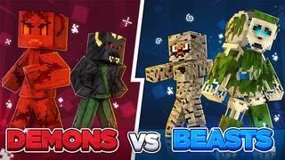 Thumbnail of the Minecraft Bedrock Marketplace product Demons vs Beasts created by GoE-Craft.