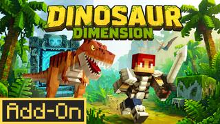 Thumbnail of the Minecraft Bedrock Marketplace product Dinosaur Dimension Add-On created by GoE-Craft.