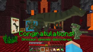 Screenshot of the Minecraft Bedrock Marketplace product Dinosaur World created by GoE-Craft.