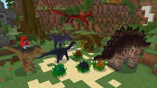 Screenshot of the Minecraft Bedrock Marketplace product Dinosaur World created by GoE-Craft.