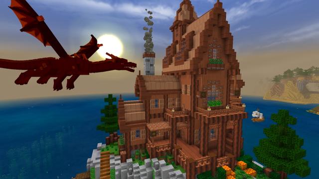 Screenshot of the Minecraft Bedrock Marketplace product Dragon Legends - OP Textures created by GoE-Craft.