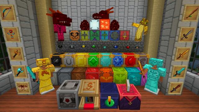 Screenshot of the Minecraft Bedrock Marketplace product Dragon Legends - OP Textures created by GoE-Craft.