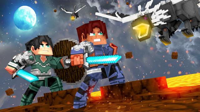 Thumbnail of the Minecraft Bedrock Marketplace product Dragon Slayers created by GoE-Craft.