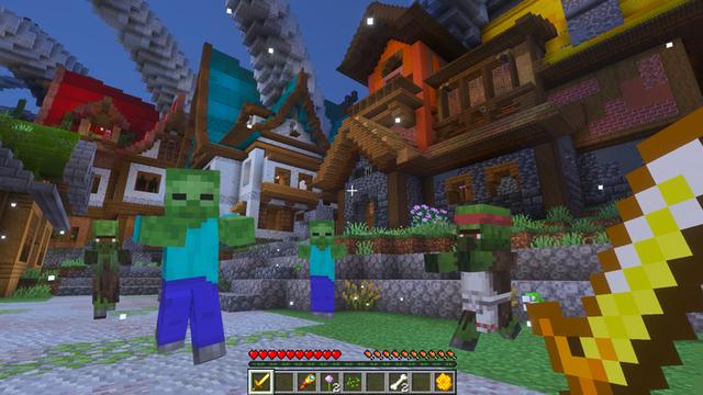 Screenshot of the Minecraft Bedrock Marketplace product Dragon Village created by GoE-Craft.