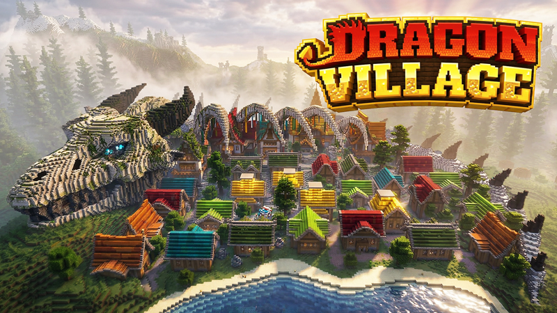 Thumbnail of the Minecraft Bedrock Marketplace product Dragon Village created by GoE-Craft.