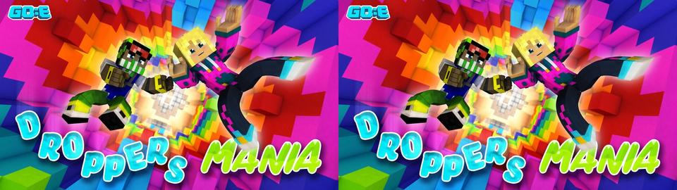 Panorama of the Minecraft Bedrock Marketplace product Droppers Mania created by GoE-Craft.