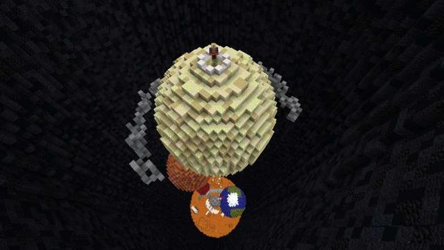 Screenshot of the Minecraft Bedrock Marketplace product Droppers Mania created by GoE-Craft.