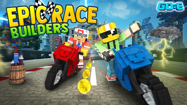 Thumbnail of the Minecraft Bedrock Marketplace product Epic Race Builders created by GoE-Craft.