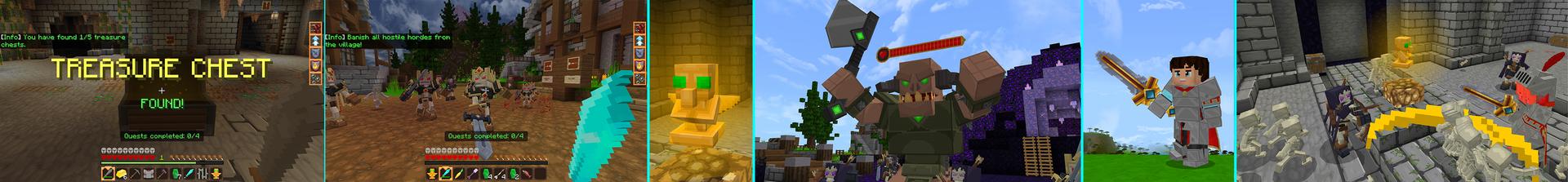 Panorama of the Minecraft Bedrock Marketplace product Excalibur created by GoE-Craft.