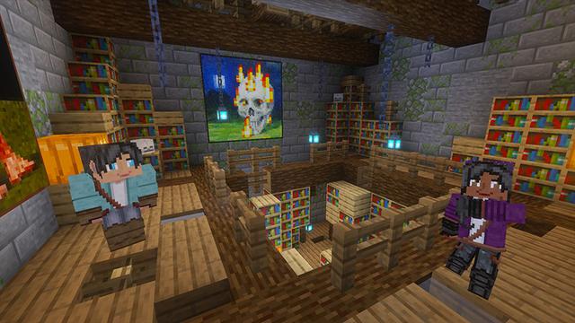 Screenshot of the Minecraft Bedrock Marketplace product Find the Button created by GoE-Craft.