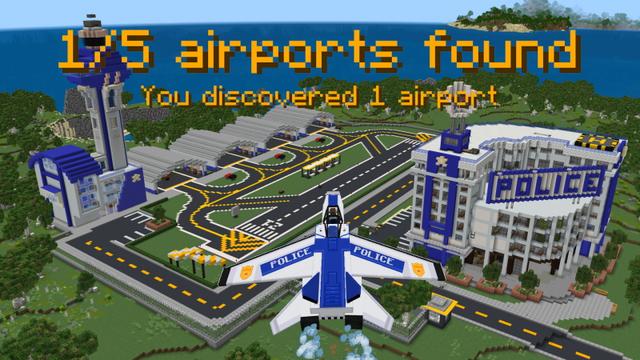 Screenshot of the Minecraft Bedrock Marketplace product Flight Simulator created by GoE-Craft.