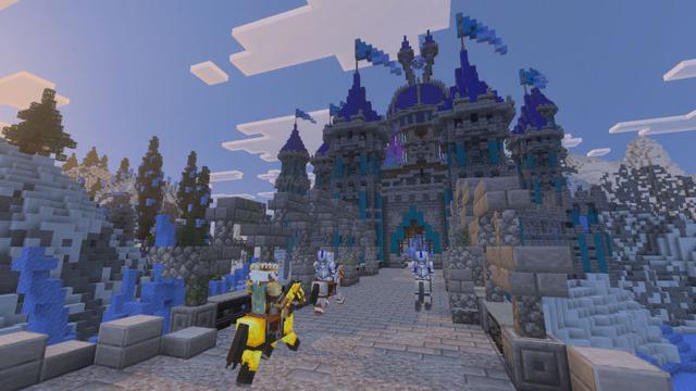 Screenshot of the Minecraft Bedrock Marketplace product Frozen Kingdom created by GoE-Craft.
