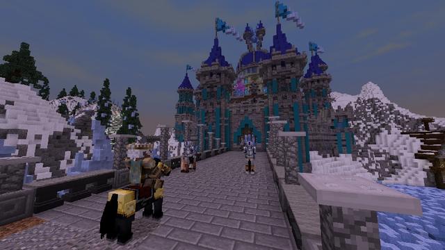 Screenshot of the Minecraft Bedrock Marketplace product Frozen Kingdom created by GoE-Craft.